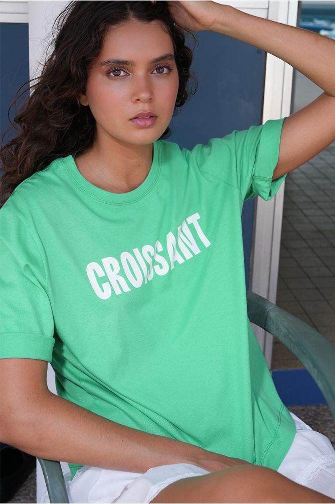 Oversized T-shirt "Croissant"