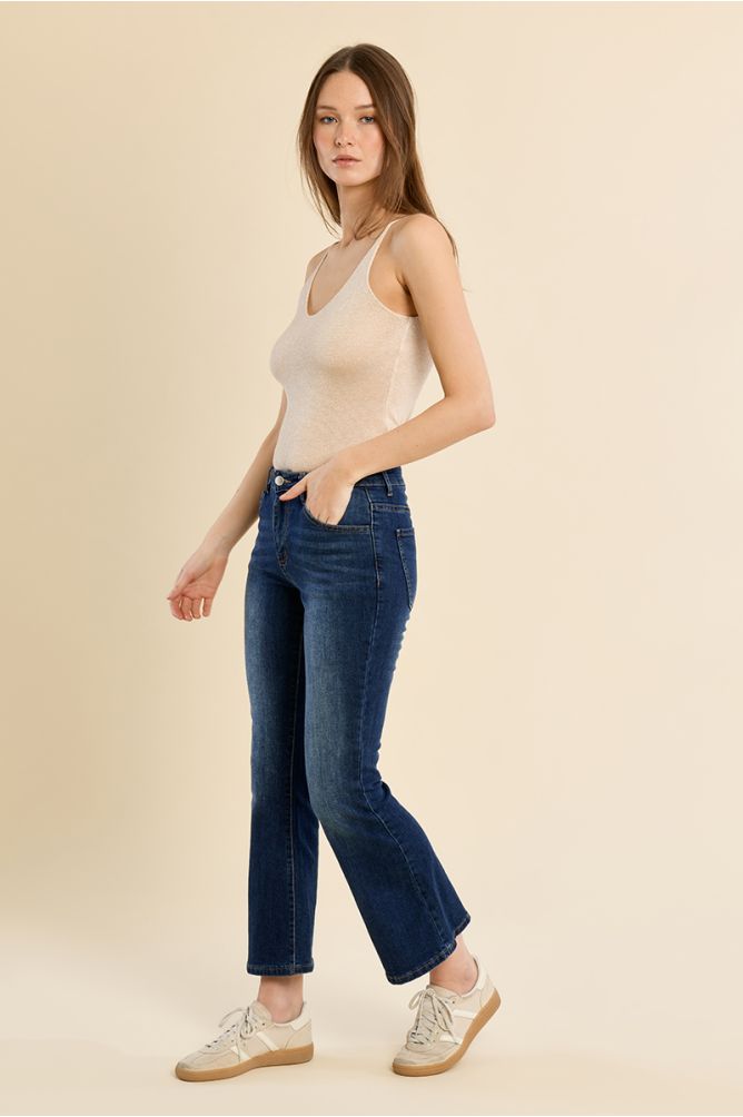 7/8 flared jeans