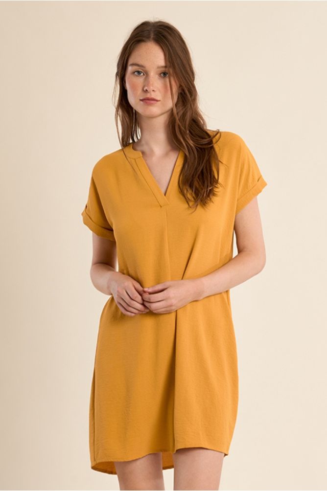 Short, straight dress
