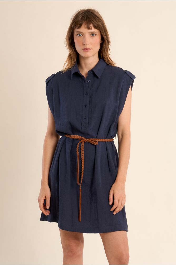 Petite robe Safari ceinturée