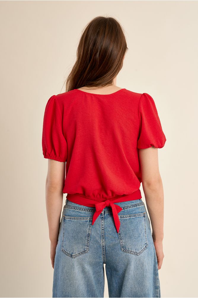 Tie crop top
