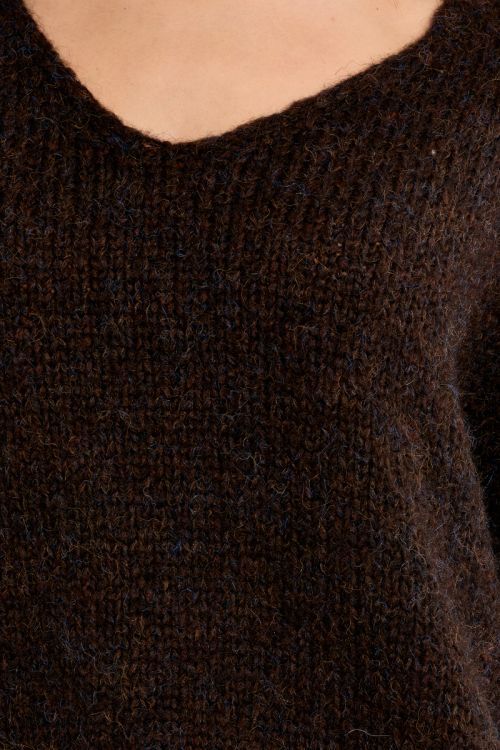 Pull en maille, col V
