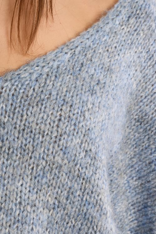 Jersey de manga larga cuello en V