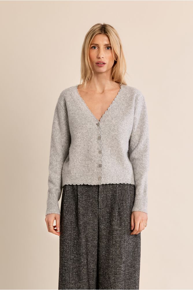 Cardigan col V