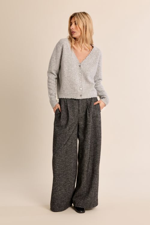 Cardigan col V