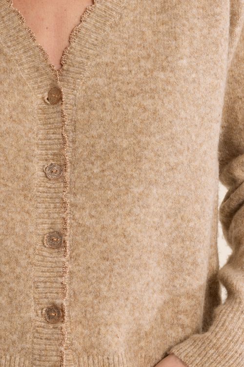 V-neck cardigan