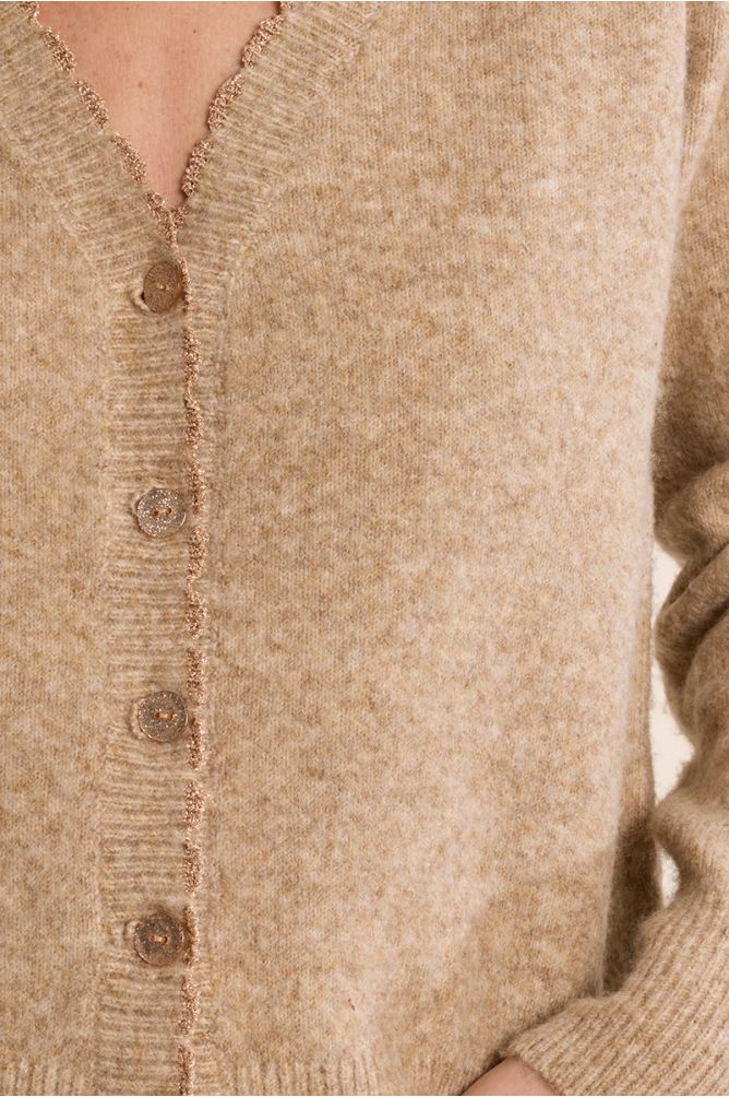 Cardigan col V