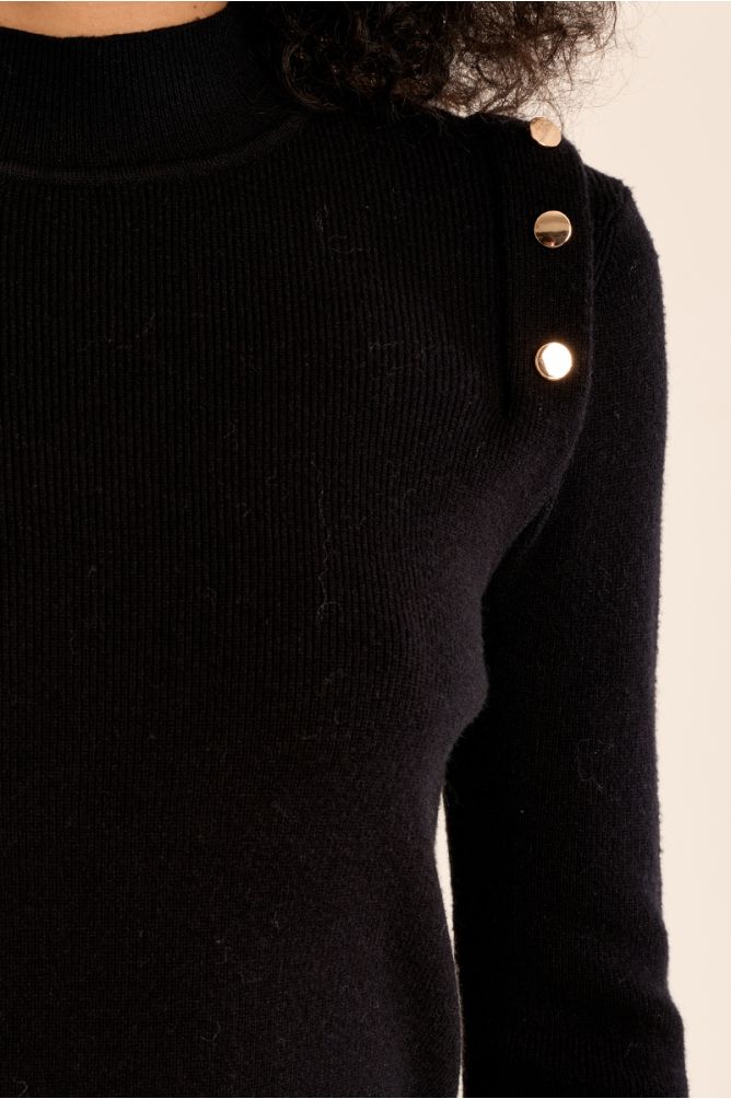 Jersey de manga larga detalle abalorios