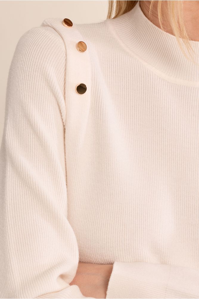 Jersey de manga larga detalle abalorios
