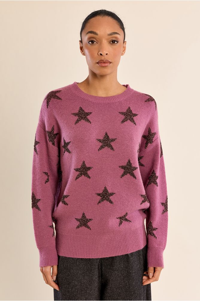 Jersey de manga larga motivo estrellas