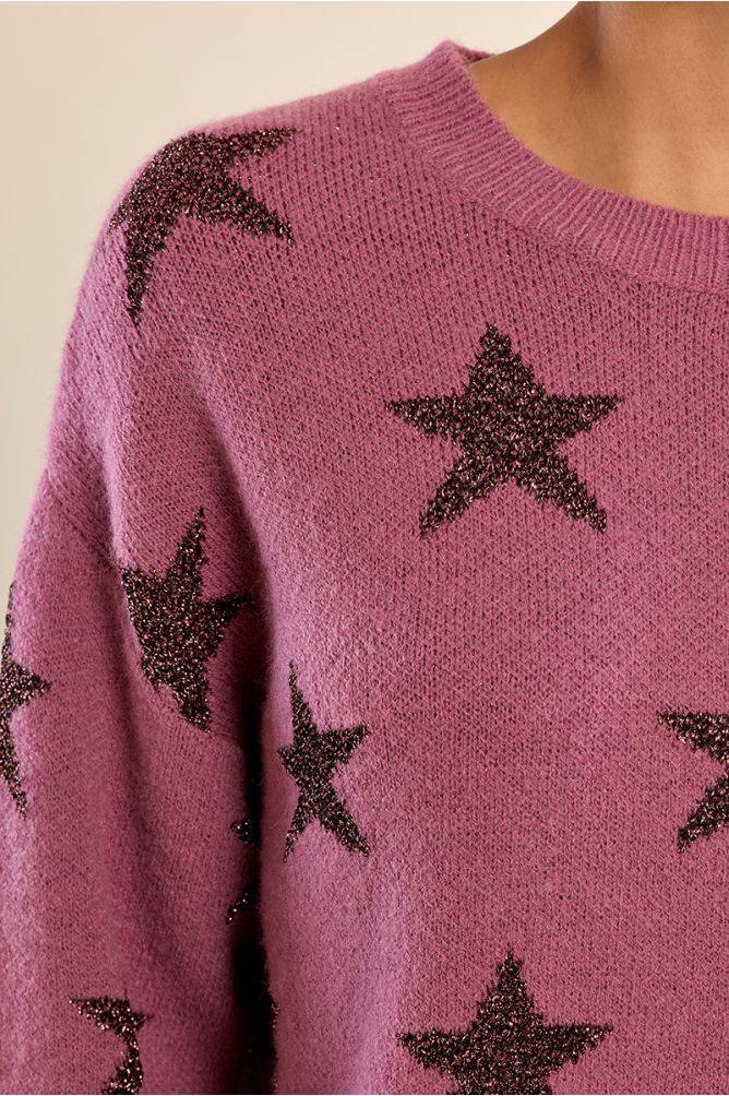 Jersey de manga larga motivo estrellas