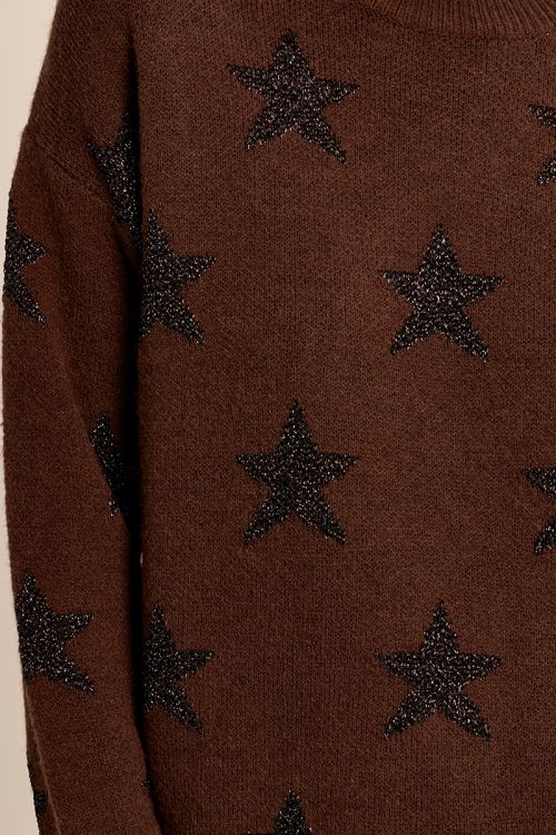 Knitted sweater, starry