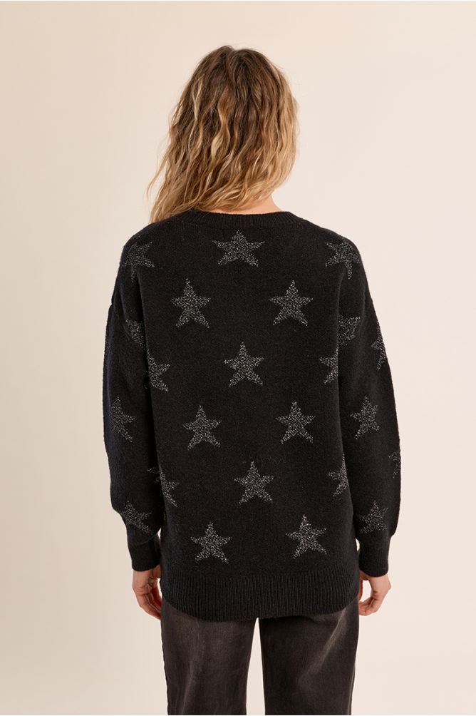 Pull en maille, étoilé