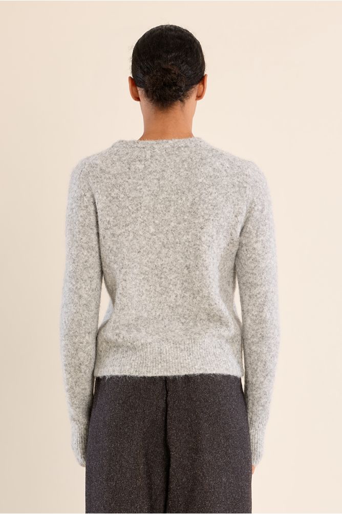 Cardigan boutonné, uni