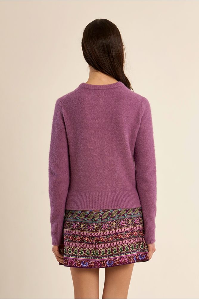 Buttoned cardigan, plain