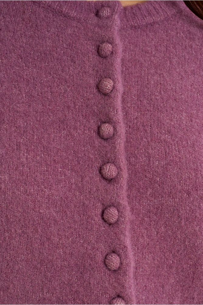 Buttoned cardigan, plain