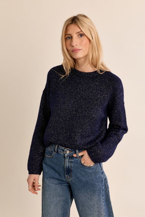 Pull en maille, irisé