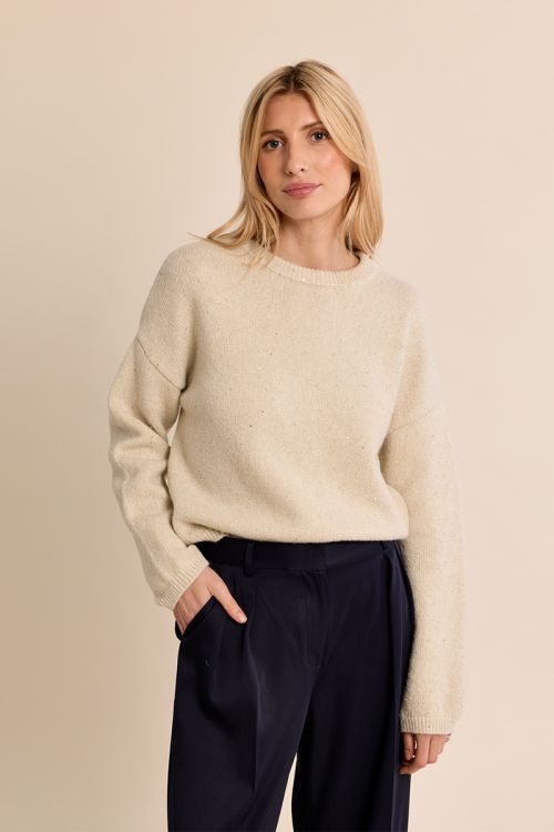 Pull en maille, irisé
