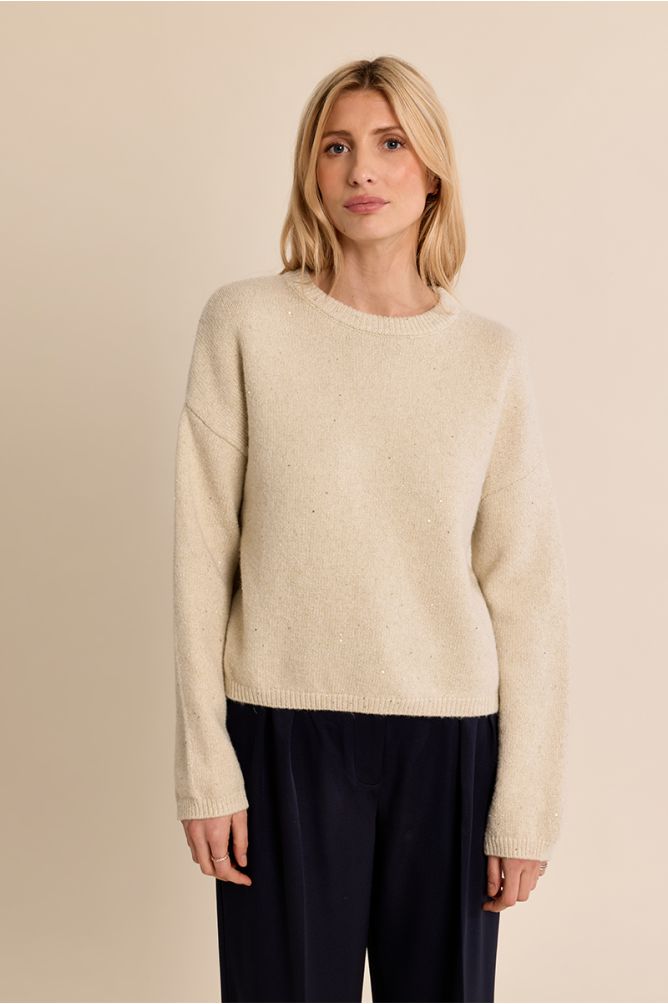 Pull en maille, irisé
