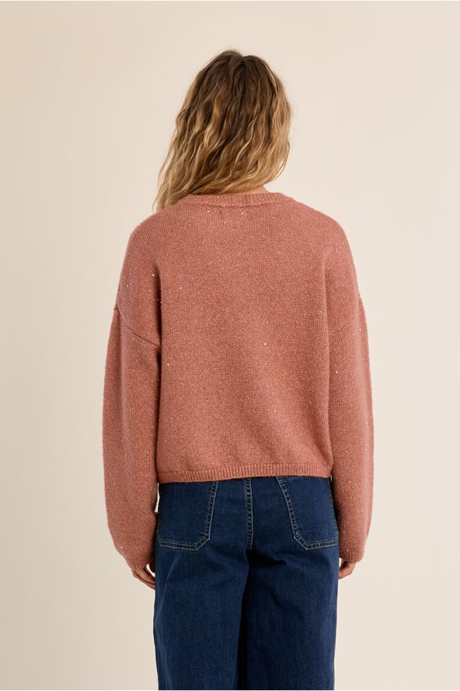 Pull en maille, irisé