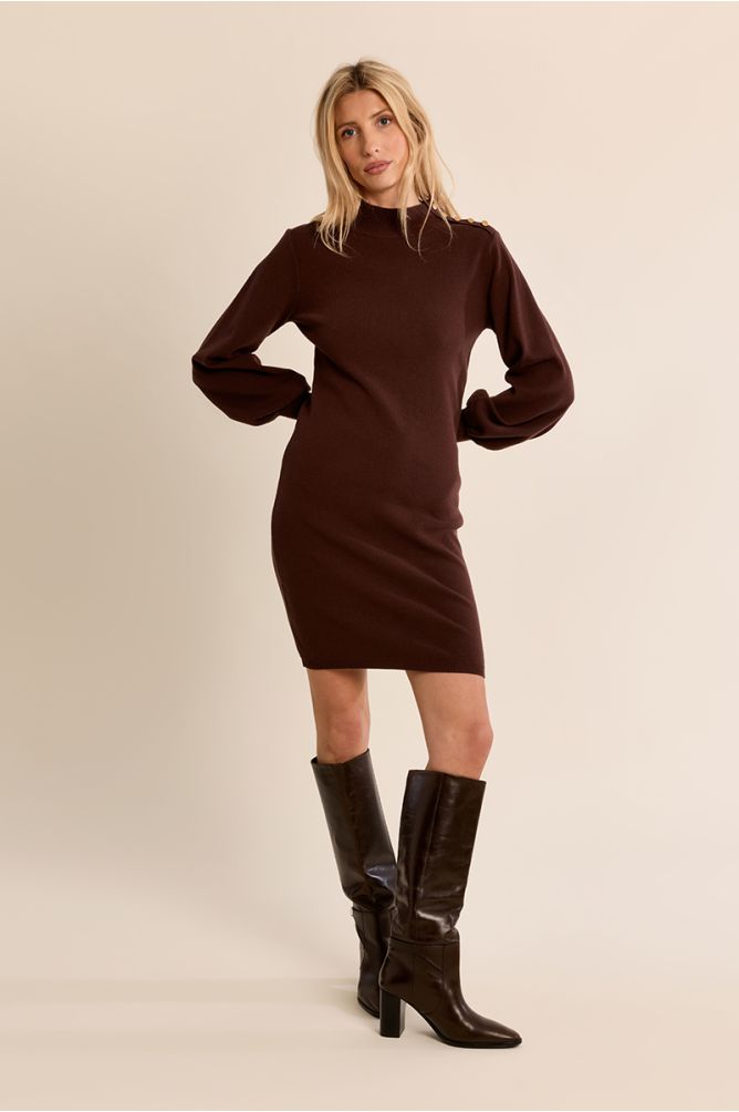 Fitted knit dress