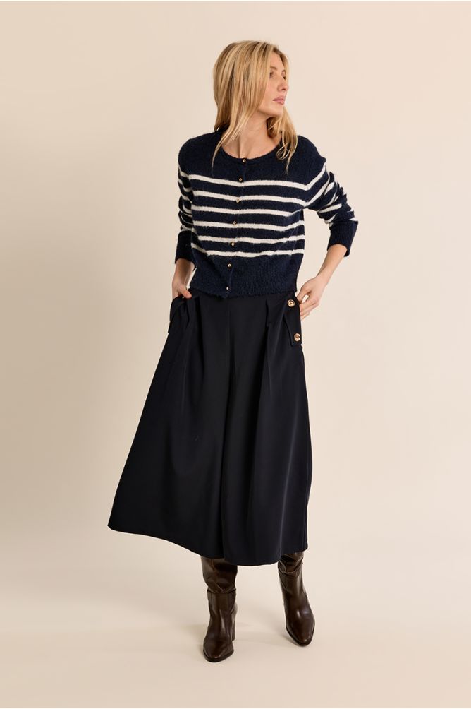 Striped cardigan