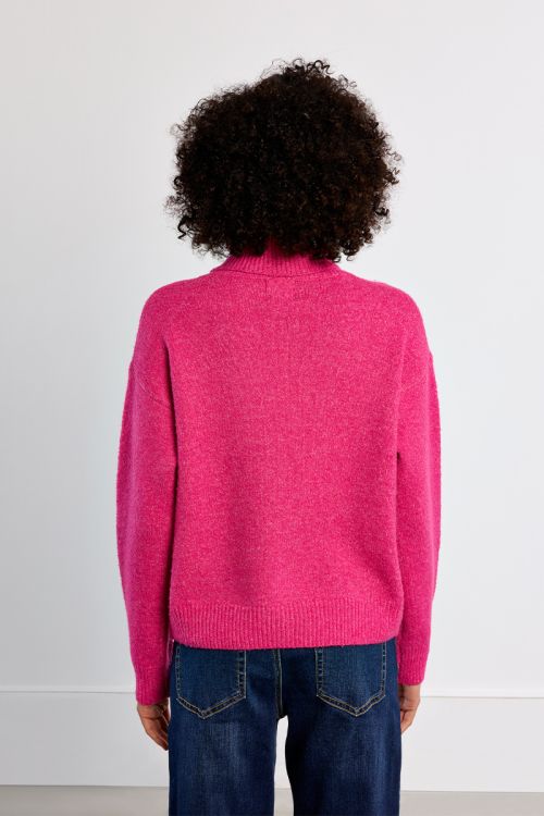 Jersey de manga larga cuello alto