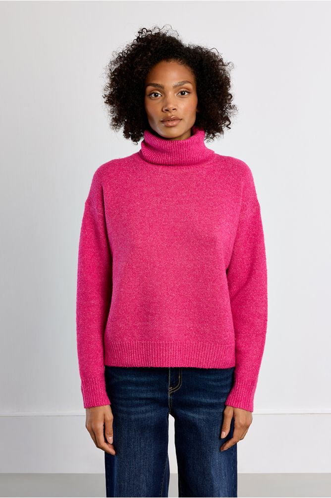 Plain turtleneck sweater
