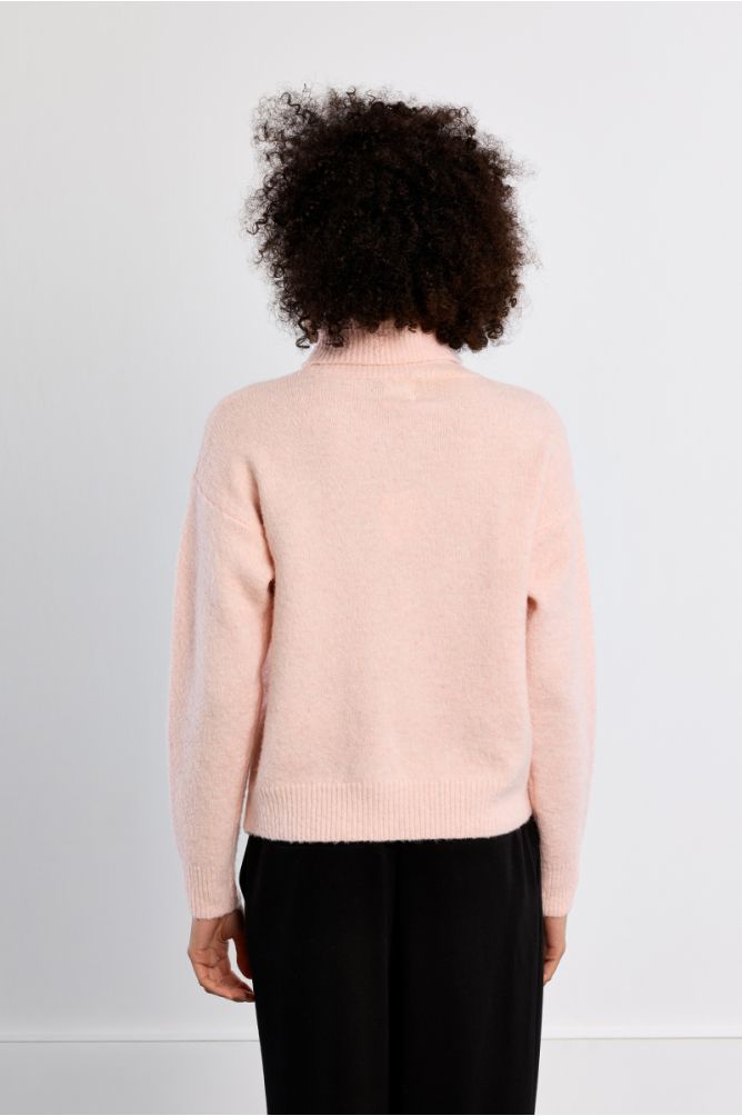 Jersey de manga larga cuello alto