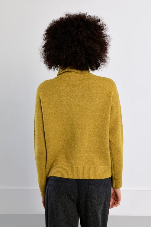 Plain turtleneck sweater