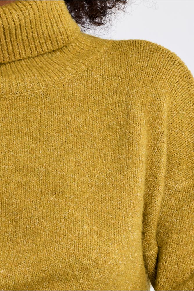 Jersey de manga larga cuello alto