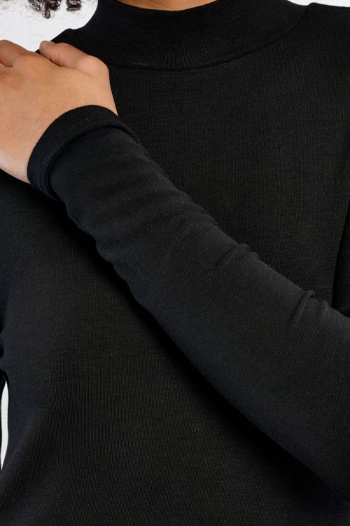 Jersey de manga larga cuello alto