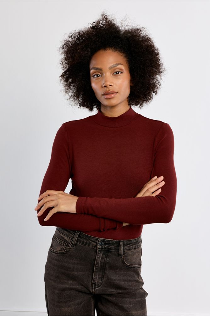 Sous-pull col montant