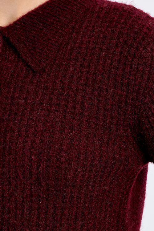Cárdigan de manga larga con cuello solapa
