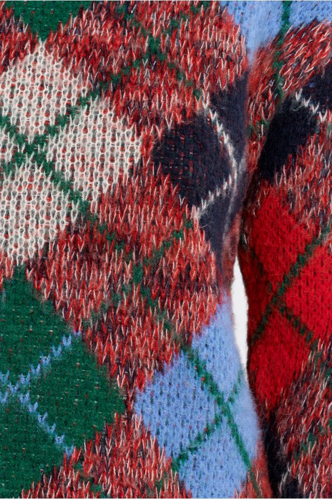 Plaid sweater