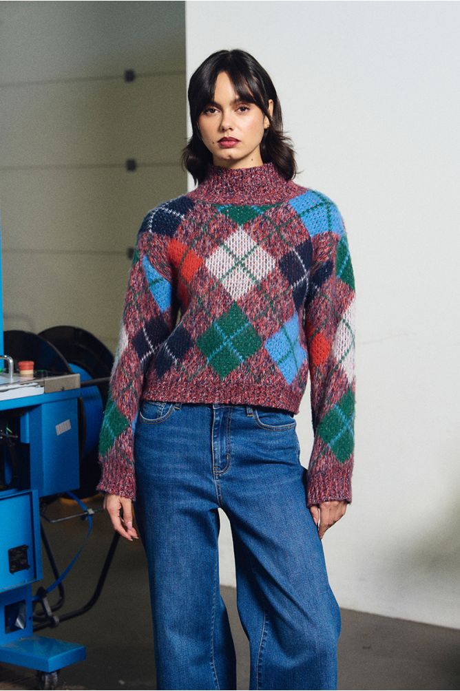 Jersey de manga larga con estampado