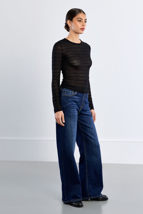Semi-transparent undershirt