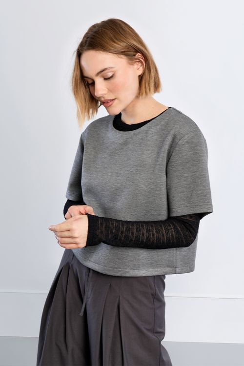 Semi-transparent undershirt