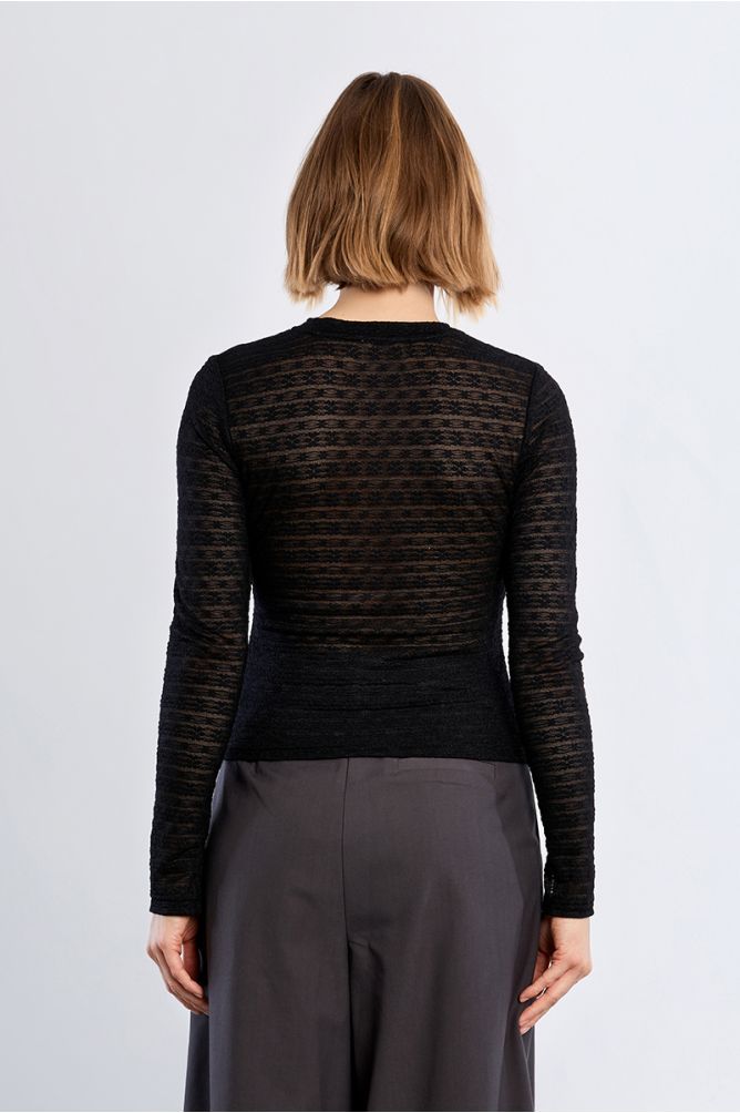 Semi-transparent undershirt