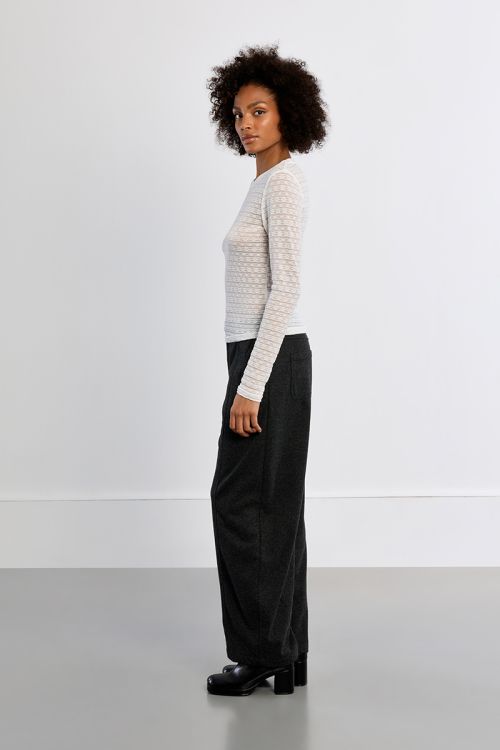 Semi-transparent undershirt