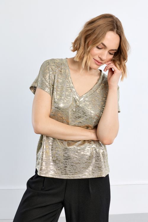 T-shirt métallisé