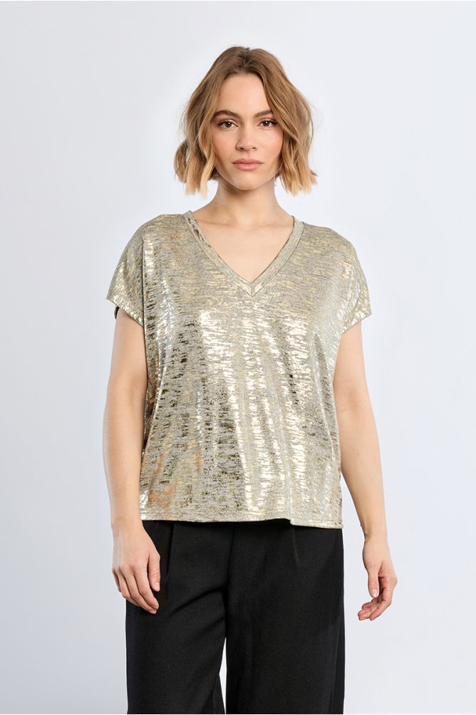 T-shirt métallisé