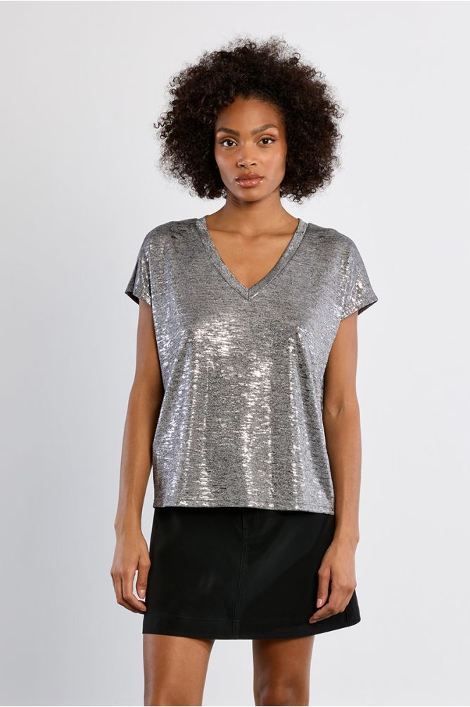 Metallic T-shirt