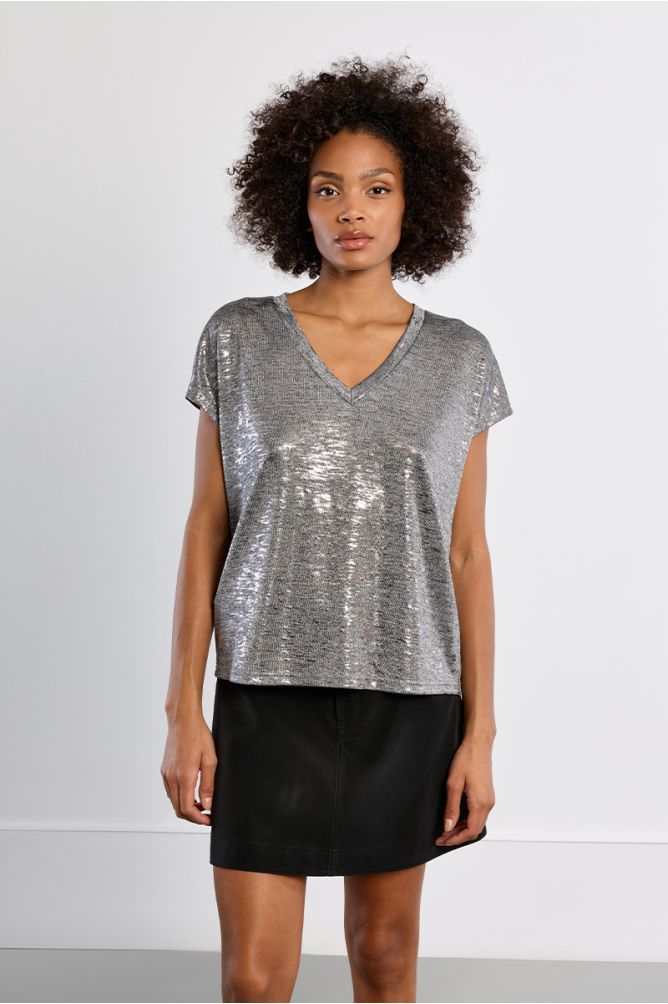 T-shirt métallisé