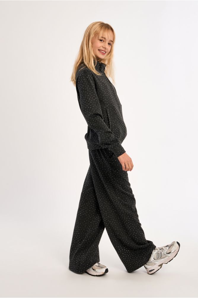 Polka dot jogger pants