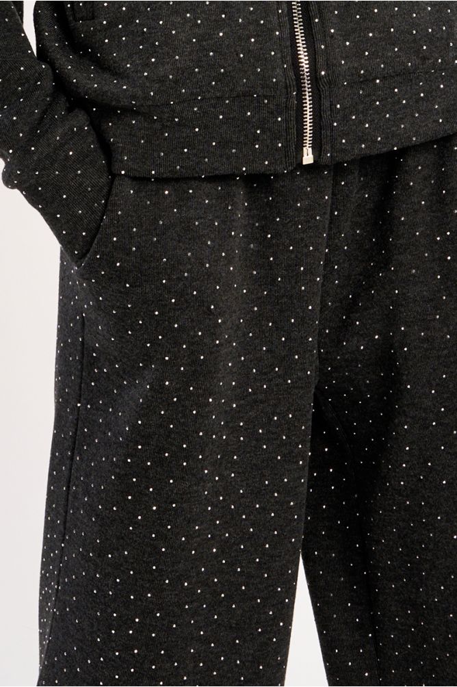 Pantalon jogger à pois