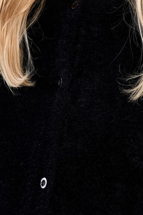 Cardigan duveteux