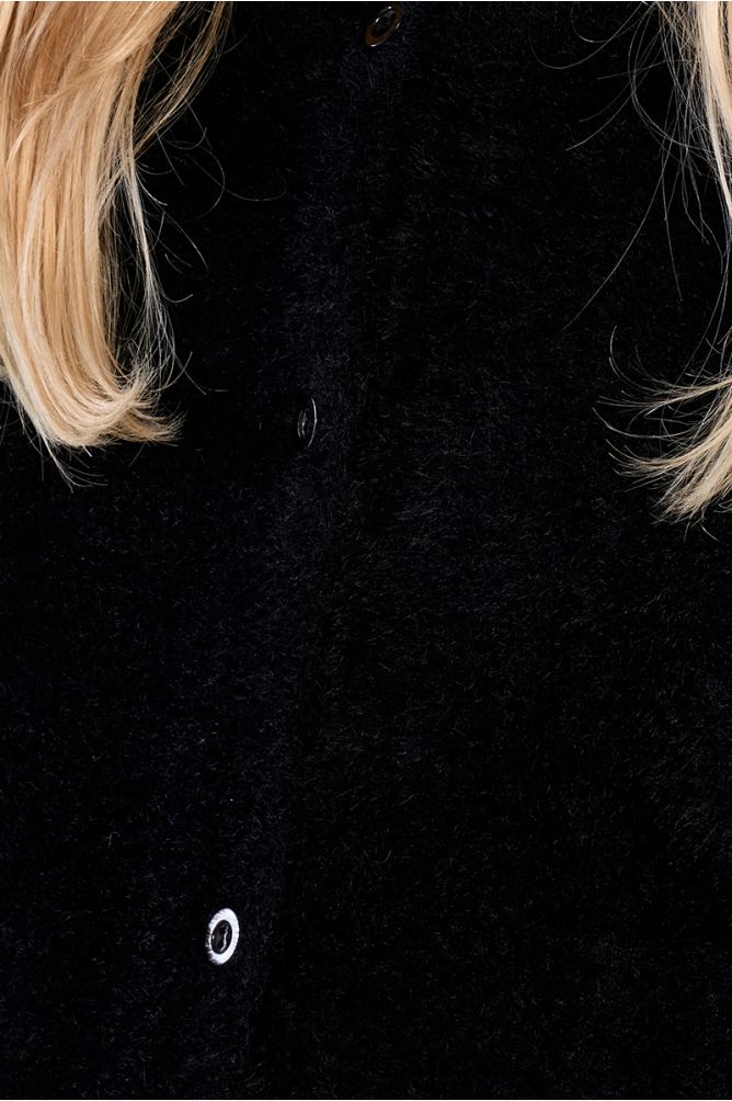 Cardigan duveteux