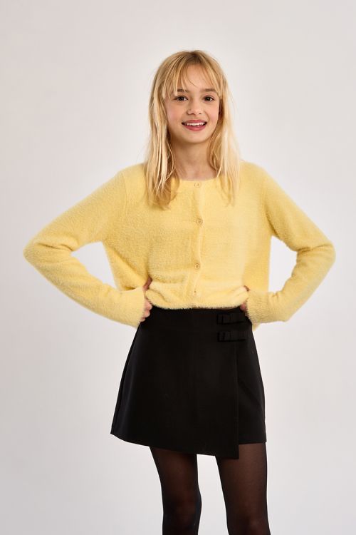 Cardigan duveteux