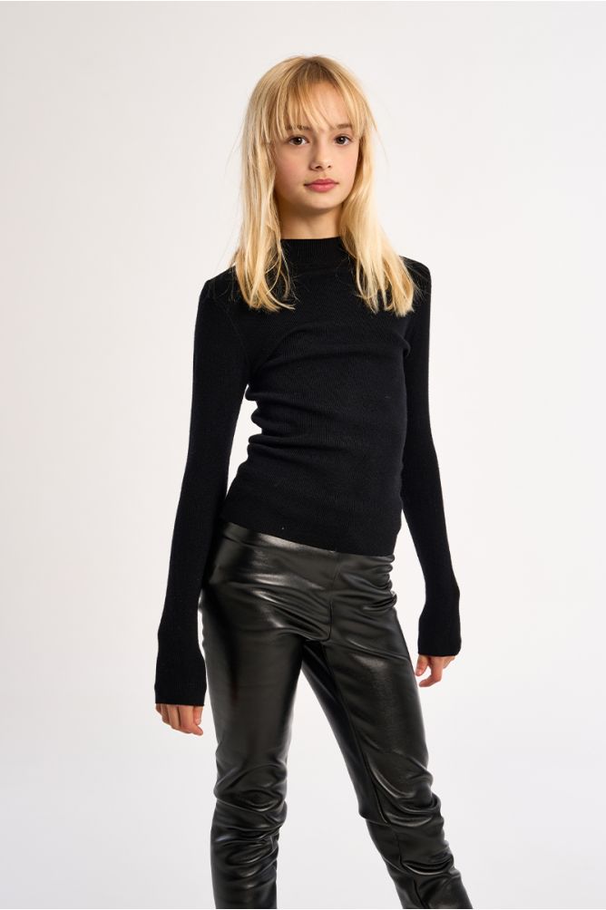 Pull en maille, col rond